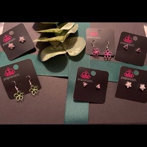 Kids earrings variety of colors